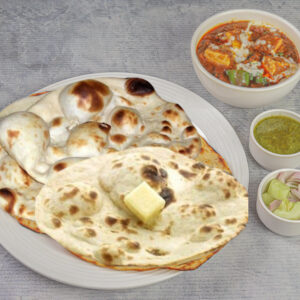 Kadai Paneer with Butter Roti [4 pcs]