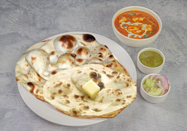 Shahi Paneer with Butter Roti [4 pcs]