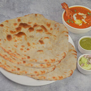Butter Chicken [4 pcs] and Roti [4 pcs] with Salad and Chutney
